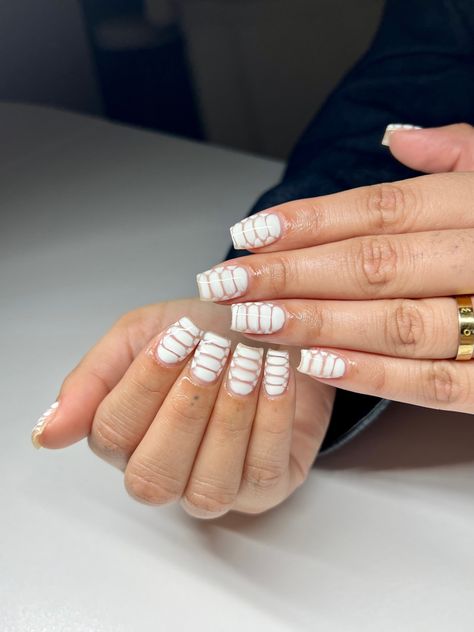 Gel Nails Natural Nail, Croc Nail Design, White Nails Gel, Nail Designs White, Nail Overlay, 2023 Nails, Nails Gel Nails, Soft Gel Nails, Nails Natural