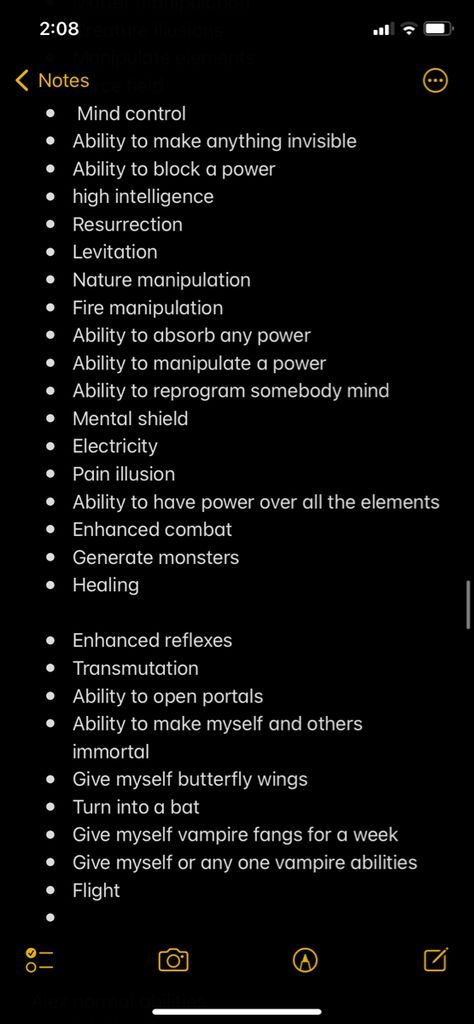 Powers For Writing, Superpowers To Give Your Characters, Most Powerful Superpowers, Different Super Powers, Super Powers To Give Your Characters, Fantasy Powers Aesthetic, Names That Scream Power, Creepy Superpowers, Powerful Powers List