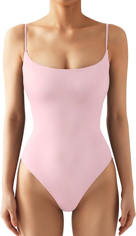 Amazon.com: SUUKSESS Women Sexy Square Neck Thong Bodysuit Backless Sleeveless Cami Body Suit Top (Black, XS) : Clothing, Shoes & Jewelry Kardashian Collection, Keeping Up With The Kardashian, Kloe Kardashian, Cami Bodysuit, Pink Bodysuit, Top Clothing, Bodysuit Top, Kourtney Kardashian, Body Suit