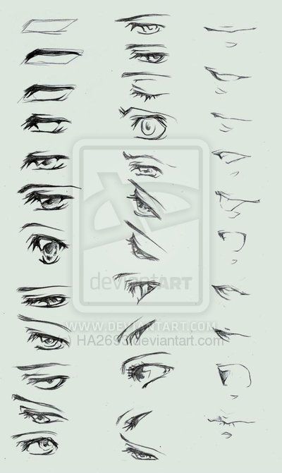 How To Draw Anime Eyes, Manga Eyes, Eye Drawing Tutorials, 얼굴 드로잉, Eye Sketch, Manga Drawing Tutorials, 얼굴 그리기, Drawing Expressions, Anime Eye Drawing