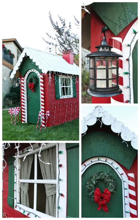 Santa's Workshop Confessions of a Serial Do-it-Yourselfer Christmas Parade Floats, Gingerbread Village, Christmas Yard Art, Christmas Tours, Santa's Workshop, Christmas Float Ideas, Christmas Yard Decorations, Christmas Gingerbread House, Christmas Parade