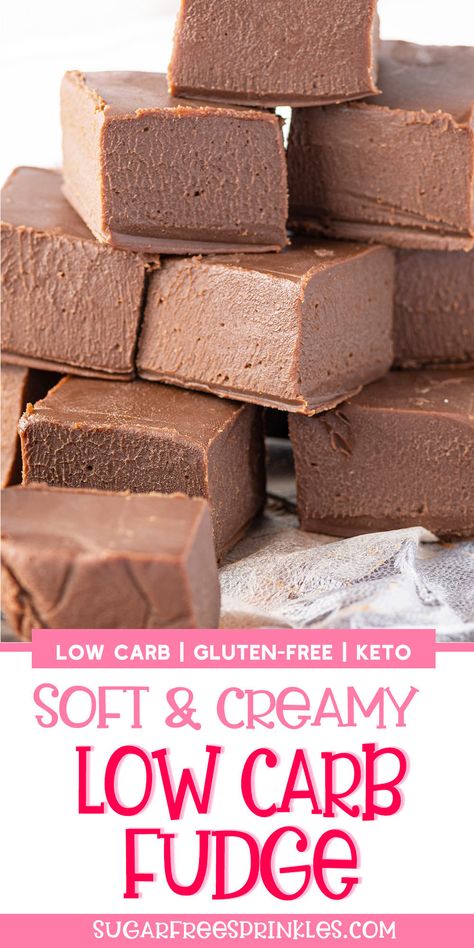 Paleo Chocolate Recipes, Gluten Free Chocolate Recipes, Keto Fudge, Keto Treats, Fudge Recipes Chocolate, Sugar Free Recipes Desserts, Desserts Keto, Keto Candy, Sugar Free Chocolate Chips