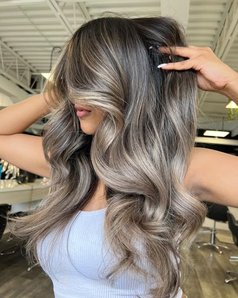 Yellow Blonde Hair Balayage, Masters Of Balayage, Brown And Blonde Contrast Hair, High Impact Balayage, High Contrast Balayage Brunettes, Light Brunette Balayage Hair Ashy, Sandy Beige Balayage, Partial Balayage Vs Full Balayage, Reverse Balayage Before And After