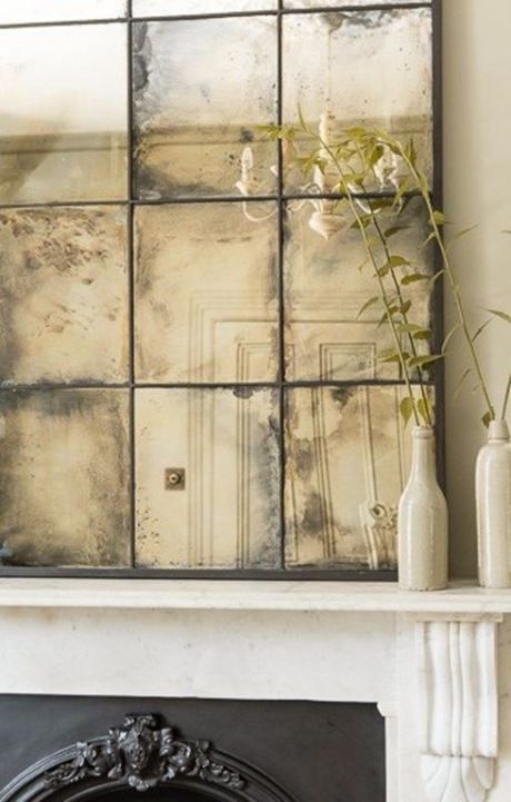 Statement Antiqued Mirror Antique Mirror Diy, Large Antique Mirror, Antique Mirror Tiles, Antique Mirror Glass, Distressed Mirror, Antiqued Mirror, Mirror On The Wall, Mirror Tiles, Diy Mirror