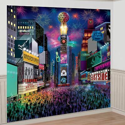 Happy New Year Times Square New York Selfie Photo Backdrop Party Decorating Kit 13051781842 | eBay New Years In New York, Nyc Birthday Party, Concert Set Design, New York Theme Party, Time Square New York, New Years Day Meal, Nyc Birthday, City Home Decor, Apple Bar