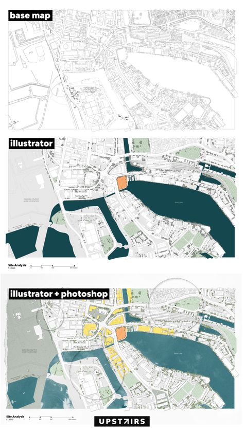 Base Map Architecture, Figure Ground Architecture Site Analysis, Site Analysis Photoshop, Site Introduction Sheet Architecture, Adobe Illustrator Architecture, Context Analysis Architecture, Program Analysis Architecture, Climate Analysis Architecture, Site Analysis Map