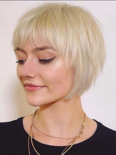 Read more in 2022 | Short haircuts with bangs, Chin length hair, Short hair haircuts French Pixie Haircut Straight Hair, 2024 Trendy Haircuts, Short Bob Hair With Bangs, Short Bob Hairstyles For Fine Hair 2024, Bob Haircut For Fine Hair Bangs, Pixie Straight Hair, Pixie Bob Haircut With Bangs, Fine Straight Hair Haircuts, "bixie" Haircut 2024