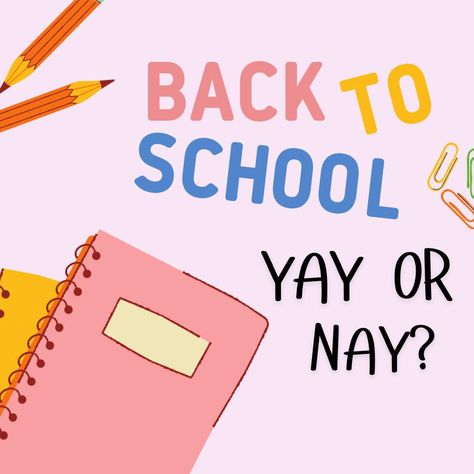 Back to school! YAY or NAY? I’m not ready for summer to be over 😭 And I’m definitely not ready for the morning traffic to be back… #backtoschool #yayornay #hitthebooks📚 Yay Or Nay, Not Ready, The Morning, Back To School, On Instagram, Quick Saves, Instagram