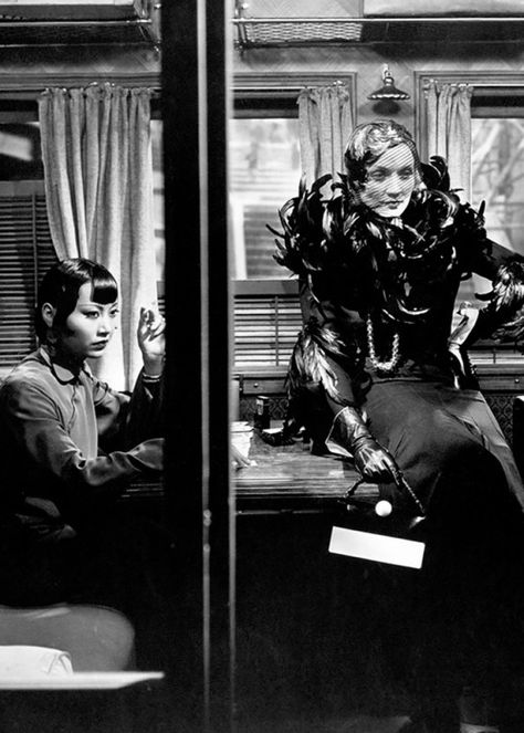 Distracted Film on Twitter: "AN EXTRAORDINARY VINTAGE: Anna May Wong and Marlene Dietrich. Von Sternberg's Shanghai Express...… " Chiaroscuro Cinematography, Shanghai Express, Anna May Wong, Train Movie, George Miller, Anna May, Tommy Lee Jones, Old Hollywood Style, Turner Classic Movies