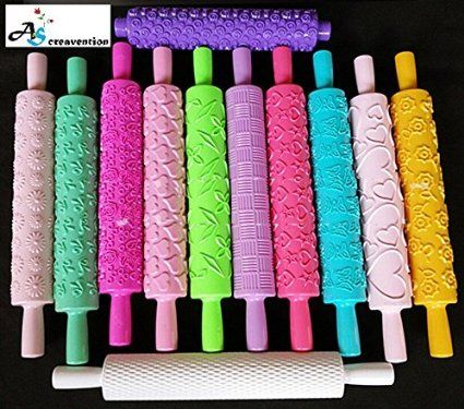 Baking Prints, Embossed Rolling Pin, Bakery Cake, Cake Making, Bakeware Set, Plastic Design, Cake Decorating Supplies, Bakery Cakes, Fondant Molds