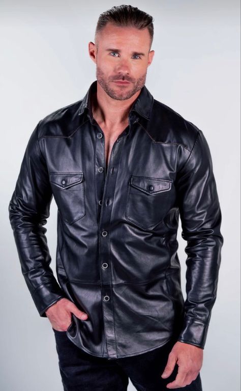 Mens Leather Shirt, Mens Leather Clothing, Mens Leather Pants, Field Coat, Men Stylish Dress, Leather Shirt, Mens Leather, Hendrix, Rock Star