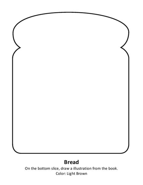 Sandwich Book Report, Nonfiction Book Report, Sandwich Book, Bread Experiment, Free Printable Pictures, Creative Book Report, Book Report Template, Ticket Template Printable, Book Report Projects