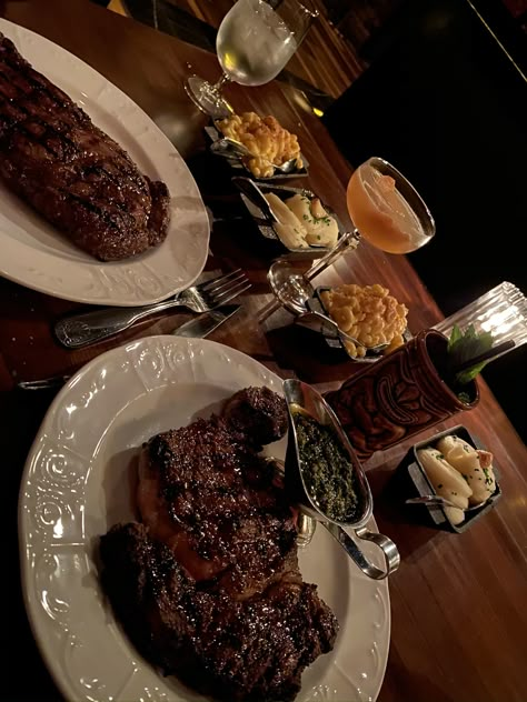 Steak • rib eye steak • dinner • steak marinade• steak sinner ideas Sinner Ideas, Steak Mashed Potatoes, Marinade Steak, Fancy Dinner Date, Dinner Date Aesthetic, Expensive Steak, Restaurant Steak, Dinner Steak, Doing The Dishes