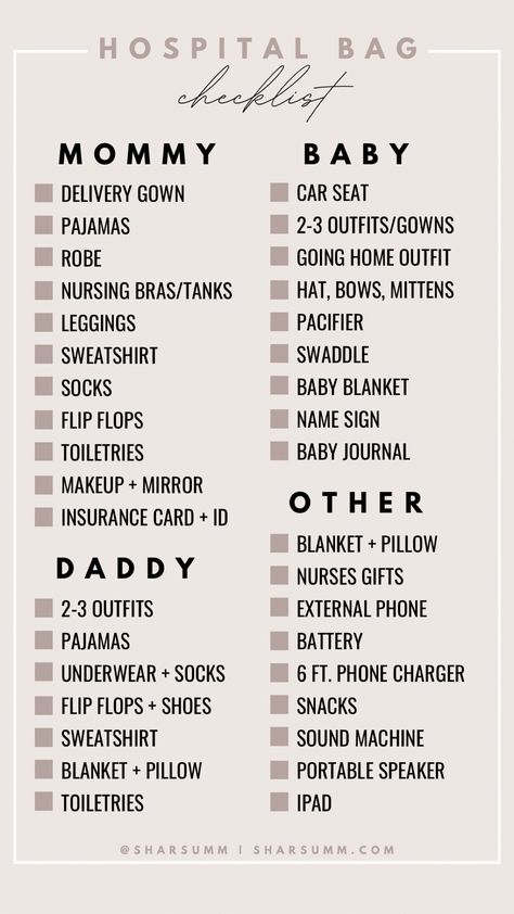 Hospital Bag Minimalist Checklist, Hospital Bag For Second Time Mom, Postpartum Bag Checklist, Must Haves For First Time Moms, Must Have First Time Mom, First Time Mom Needs, First Time Mom Hospital Bag Checklist, First Time Mom Must Haves Newborns, Checklist For Baby Arrival