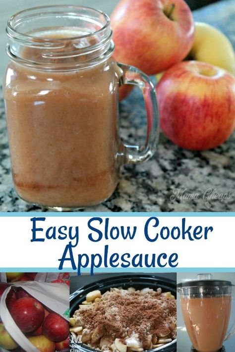 Unsweetened Applesauce Recipe, Crock Pot Applesauce, Make Applesauce, Slow Cooker Applesauce, Crockpot Applesauce, Applesauce Recipe, Pepper Recipes, Apple Sauce Recipes, Stuffing Recipes