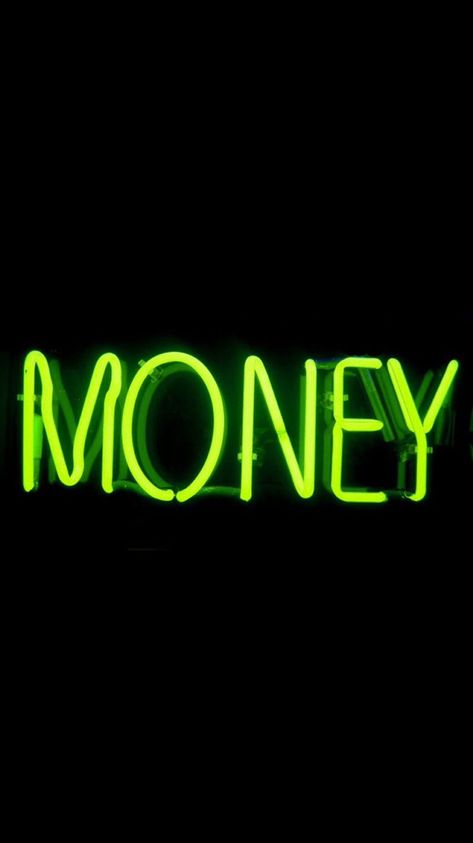 Money Neon Sign, Green Money Wallpaper, Green Money Aesthetic, Money Green Aesthetic, Money Money Green Green, Money Aesthetic Green, Green Neon Wallpaper, Neon Green Wallpaper, Money Aesthetic Wallpaper