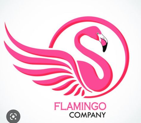 Flamingo Logo, Fire Ideas, Rs Logo, School Logo, Bird Drawings, Pink Flamingo, Graphic Arts, Pink Flamingos, Lululemon Logo