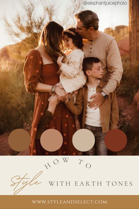 Picking outfit colors for a photoshoot doesnt have to be difficult. Check out Style & Select for outfit inspiration 👏🏻 #styleandselect #outfitcombination #styleguide #familyphotography #familyphotooutfits #familyphotoshoot #photographytools Earth Colors Family Photoshoot, Earth Tones Pictures, Fall Photoshoot Style Guide, Fall Colors For Photoshoot, Fall Family Pictures Outfits Midsize, Fall Family Photos Earth Tones, Rust Color Photoshoot, Photoshoot What To Wear, Burnt Orange Fall Photoshoot