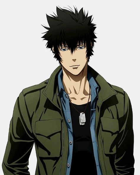 38 Likes, 2 Comments - Shinya Kogami (@shinyakogamii) on Instagram: “Handsome fellow isn't he? 😆 . . . Credit by: Sammy Farah, Pinterest . . .  Tags:  #Psycho-Pass…” Kougami Shinya, Kogami Shinya, Twitter Profile Picture, Aot Characters, Tokyo Ghoul Anime, Anime Version, Old Anime, Cute Anime Guys, Anime Comics