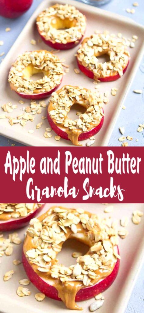 Gluten Free Clean Eating, Healthy Organic Snacks, Apple Peanut Butter, Low Sugar Granola, Granola Snacks, Healthy Munchies, Vegetarian Gluten Free, Peanut Butter Snacks, Breakfast Vegan