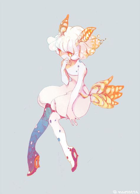 character Characters Design, Monster Girls, Arte Fantasy, 영감을 주는 캐릭터, Character Design References, Creature Art, A Drawing, Fantasy Character Design, Pretty Art