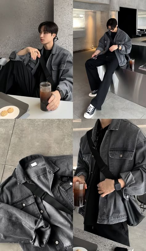 Men Outfit Trousers, Ideal Man Aesthetic, Photographer Outfit Men, Starboy Outfit Men, Dressing Style For Men, Korean Male Fashion, Korean Outfits Men, Best Poses For Boys, Men Ootd