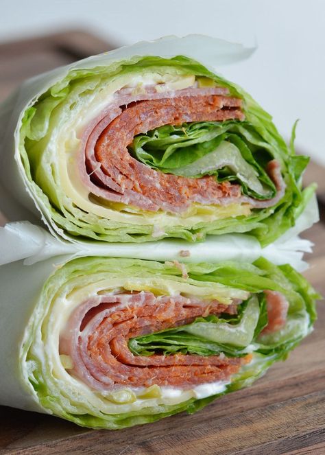 Easy Low Carb Lunches, Wraps Recipes Easy, Buffalo Chicken Lettuce Wraps, The Best Keto Recipes, Best Keto Recipes, Low Carb Wraps, Breakfast Low Carb, Lettuce Wrap Recipes, Lettuce Wrap