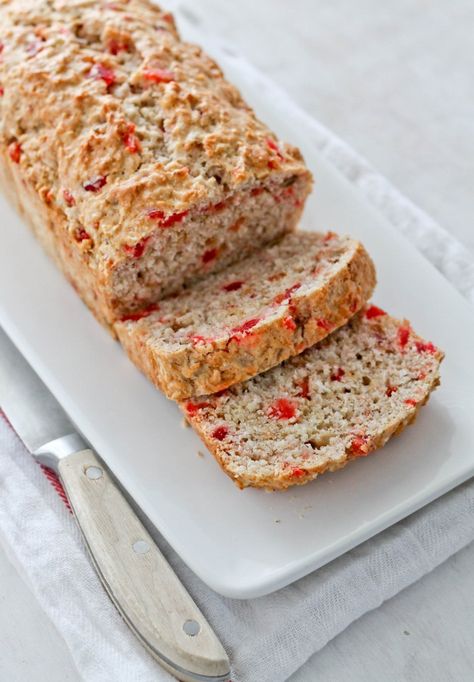 Sweet Coconut Bread Recipe, Coconut Sweet Bread, Coconut Bread Recipe, Candied Cherries, Guyanese Recipes, Trinidad Recipes, Trini Food, Coconut Bread, Fruit Bread