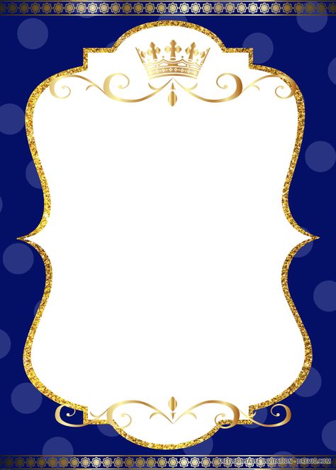 Download Now Free Printable Crown Prince Invitation Templates #free #freeinvitation2019 #birthday #disney #invitations #invitationtemplates Prince Invitation Template, Prince Invitation, Prince Birthday Invitations, Printable Crown, Prince Birthday Theme, Royal Blue Wedding Invitations, Prince Baby Shower Invitations, Prince Birthday, Princess Birthday Invitations