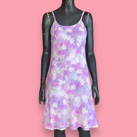 🧨Floral Fairy Slip Dress 🧨Vintage y2k slip fairy... - Depop Slip Dress Vintage, Floral Fairy, Reversible Dress, Fairy Dress, Dress Vintage, Flower Print, Flower Prints, Vintage Y2k, Vintage Dresses