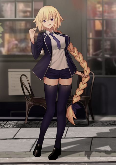 Fate Jeanne Darc, Jeanne D'arc Fate, Jeanne Fate, Fate Mordred, Fate Jeanne, Joan Of Arc Fate, Metal Slug, Female Oc, Fate Stay Night Series