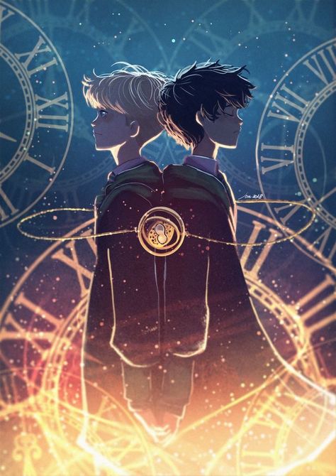 Гаааррррриииии.......Дддррррраааааакккккооооо Cursed Child, Harry Potter, Clock, Stars