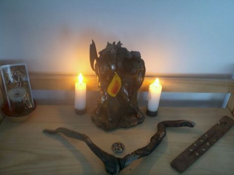 Lokean Altar, Loki Altar, Giant Wolf, Midgard Serpent, Trickster God, Norse Paganism, God Of Fire, Twin Sons, Sacred Space Altar