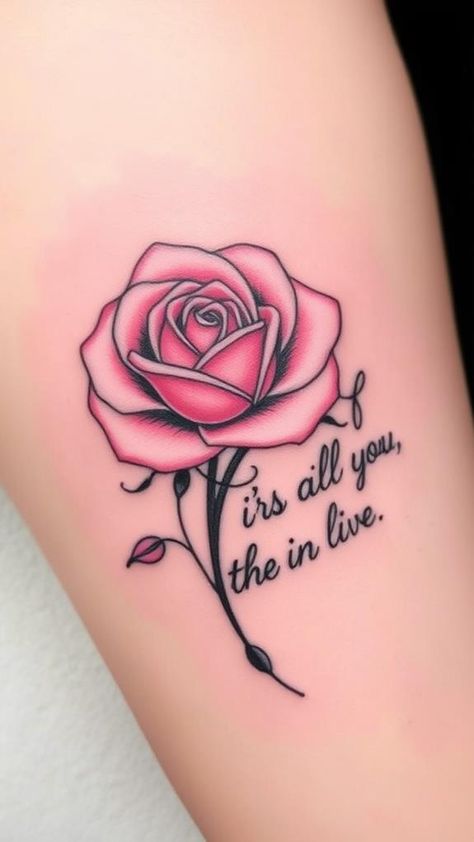 Add a touch of elegance to your style with these 15 timeless rose tattoos—discover which designs will resonate with you the most. Disney Rose Tattoo, Womens Rose Tattoo, Small Rose Wrist Tattoo, Rose Rib Tattoos, Yellow Rose Tattoo, Beauty And The Beast Rose Tattoo, Roses Tattoos, Winter Tattoo, Rose Tattoo Ideas