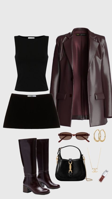 #ootd #simpleoutfit #basics #outfitinspo #nyfw #nyfw24 #outfitinspo #whattowear #cuteoutfit #lbd #coffeedate #dinnerdate #ysl #gucci #chanel #leather #leatherjacket #coolgirl #bratsummer #cleangirl #grunge #datenight #girlsnight #cuteclothes #cuteoutfits #trending #trendy #miami #fashion #fashionweek #summer #vacation #italy #eurosummer #vacationoutfit #brownleather #leather #miniskirt #cluboutfit #barhopping #italy #milan #paris #vegas #nyc #newyork #fit #fashionschool #inspo Milan Outfits, Nyfw Outfits, Main Character Energy, Bar Outfit, Vegas Outfit, Italy Outfits, Jazz Club, Winter Outfit Inspiration, Cute Everyday Outfits