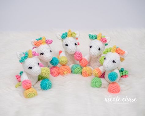 Small Unicorn Crochet Pattern Free, Plush Yarn, Crochet Unicorn, Crochet Inspo, Crochet Amigurumi Free, Knit Picks, A Unicorn, Crochet Patterns For Beginners, Amigurumi Free