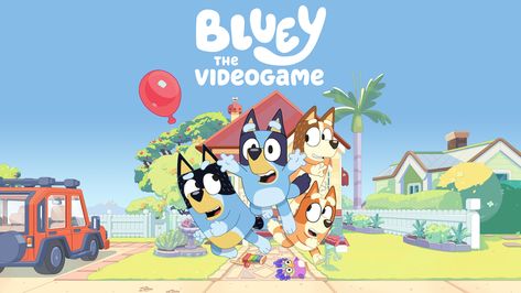 Bluey Video, Blue Heeler Puppies, House Poster, Bluey Family, Heeler Puppies, Video Game Genre, Puppy Names, New Video Games, Xbox Series X