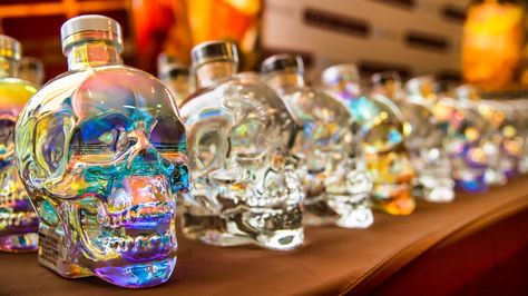 The Untold Truth Of Crystal Head Vodka Best Vodka Brands, Crystal Head Vodka, Vodka Brands, Premium Vodka, Vodka Martini, Bottle Ideas, The Untold Truth, Tasting Table, Crystal Skull