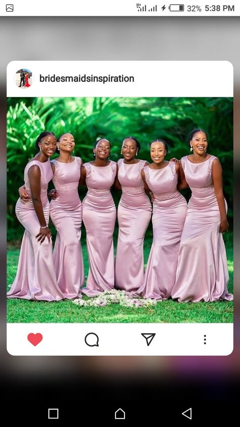 Gorgeous Bridesmaid Dresses Classy, Chief Bridesmaid Styles, Chief Bridesmaid Dresses Nigerian, White Wedding Bridesmaids, Kim Wedding Dress, Bridesmaids Long Dresses, Bridal Maid Dress, Bridal Maids, Budget Bridesmaid Dresses