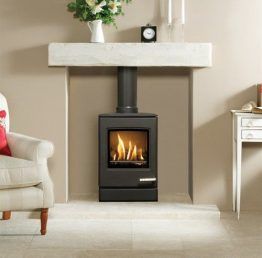 Yeoman CL3 Balanced Flue Gas Stove | Leeds Stove Centre Small Gas Fireplace, Gas Stove Fireplace, Wood Burning Stoves Living Room, Modern Stoves, Freestanding Stove, Gas Fire Stove, Log Burning Stoves, Stylish Doors, Freestanding Fireplace