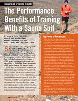 Can short-term use of sauna suits during training help athletes acclimate to the heat prior to competition? ACE enlisted researchers at Western State Colorado University to investigate whether wearing the Kutting Weight sauna suits would provide adequate heat acclimation to improve performance during an endurance event. Sauna Suit Benefits, Sauna Suit Hotsuit, Dry Sauna Benefits, Benefits Of Sitting In A Sauna, I Fared Sauna Benefits, Sauna Benefits, Sauna Suit, I Work Out, Home Gym