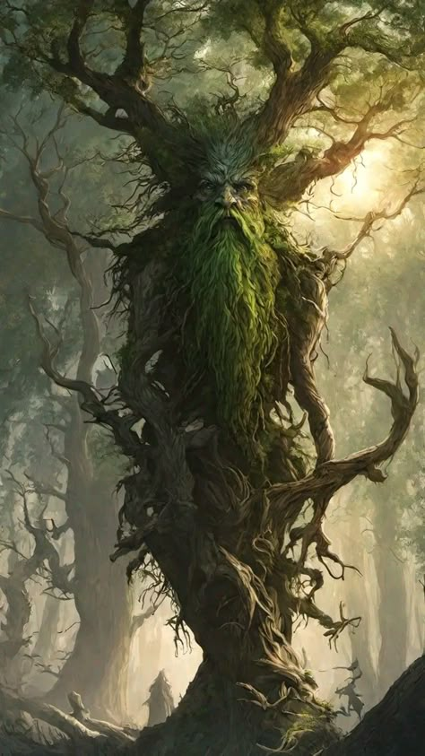 Nature Goddess, Tree People, Forest Elf, Legends And Myths, Nature Spirits, Forest Spirit, Fantasy Forest, Forest Creatures, Arte Inspo