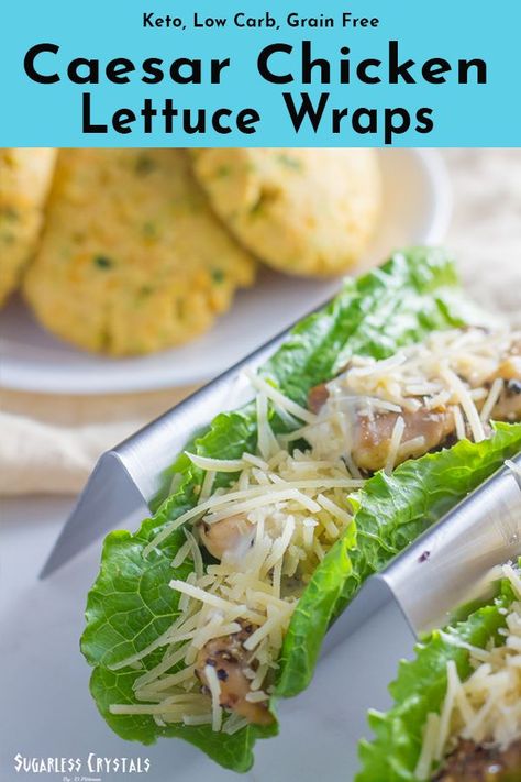 Sugar Busters, What Is Healthy Food, Caesar Chicken, Lettuce Wrap Recipes, Chicken Wrap, Lettuce Wrap, Diet Smoothie Recipes, Keto Dinners, Salad Wraps