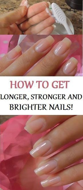 Nail Soak, How To Grow Nails, Brittle Nails, Nail Growth, Bright Nails, Strong Nails, Nail Health, Healthy Nails, Manicure E Pedicure