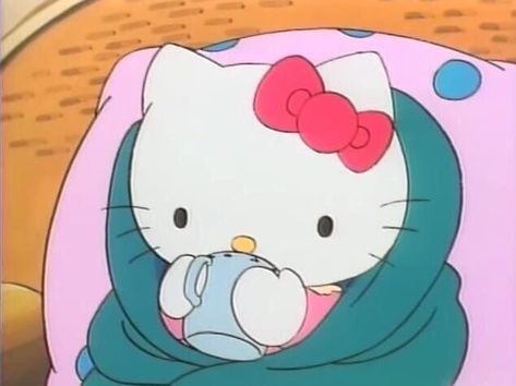 Instagram Profile, Hello Kitty, Kitty, Bed, Instagram