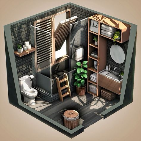 Sims 4 Interior Design Ideas Bathroom, Sims4 Bathroom Ideas, Sims 4 Room Ideas Bathroom, Sims Interior Design Ideas, Bathroom Sims 4 Ideas, Sims 4 Small Bathroom, The Sims 4 Apartment Ideas, Sims Decor Ideas, The Sims 4 Bathroom Cc