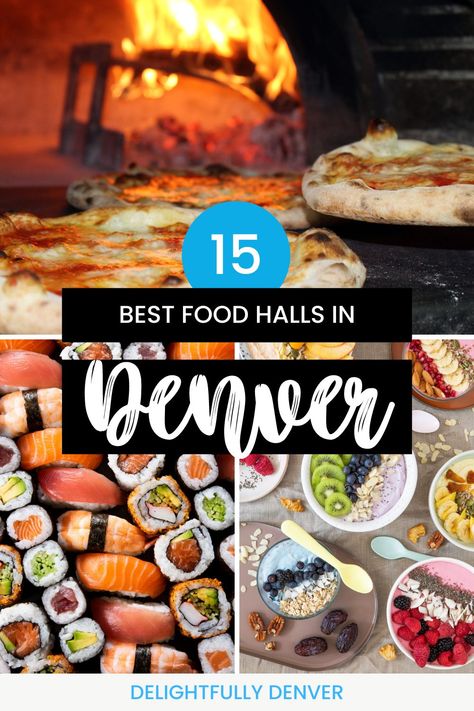 Looking for some tasty Denver food halls? We've rounded up the best food halls in Denver CO so you can unleash your inner foodie. Denver Food, Food Hall, Best Places To Eat, Budget Meals, Denver Co, Denver Colorado, Best Food, Places To Eat, Mouth Watering