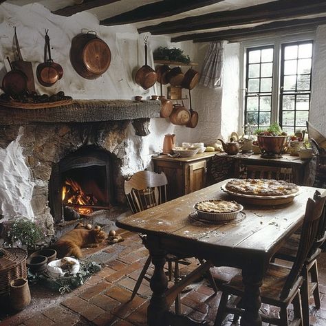 Old Fashioned Kitchen, Colonial Kitchen, Kitchen Canvas, Primitive Kitchen, Antique Kitchen, The Photograph, Kitchen Equipment, Kitchen Colors, Rustic Kitchen