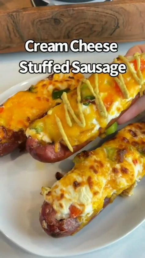 Cream Cheese Stuffed Sausage in 2022 | Keto recipes, Food, How to cook sausage Cream Cheese Stuffed Sausage, Cheese Stuffed Sausage, Stuffed Sausage, Desayuno Keto, Sausage Links, Air Fryer Dinner Recipes, Cheese Stuffed, Bariatric Recipes, Keto Recipes Dinner