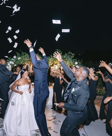 Black People Weddings, Black Marriage, Whimsical Wedding Decorations, Extravagant Wedding, Black Bride, Wedding Mood Board, Wedding Goals, Wedding Mood, African Wedding